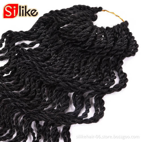 2X Synthetic Senegalese Twist With Best Selling  New Products Spring Twist Curly  Senegalese Twist Crochet Braids hair